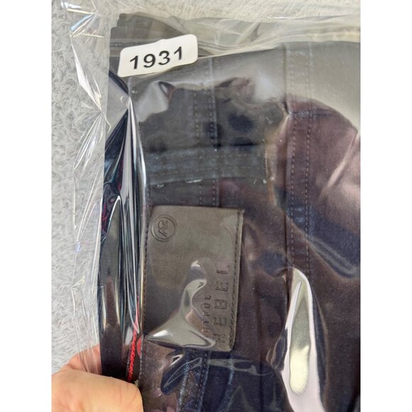 Artful Rebel Mens 36 Dark Casual 90s Y2K Denim Shorts design pockets - Picture 8 of 8